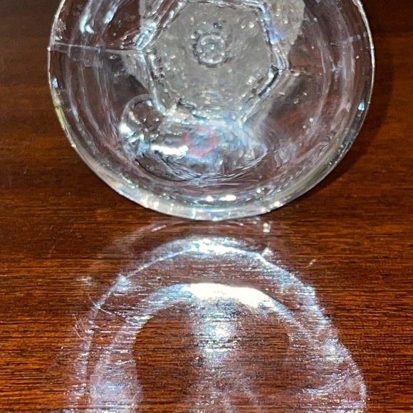 Vintage 5-7/8" Tall Chung Chung Lead Crystal Vase Made in Taiwan Beautiful. EUC - Picture 5 of 11